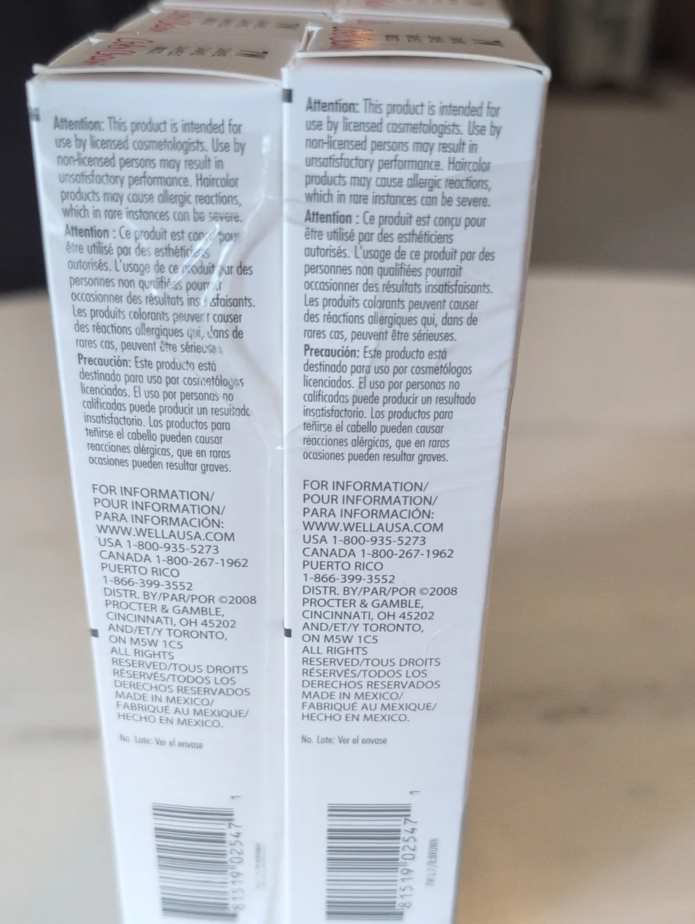 Professional Wella Permanent Gel Hair color